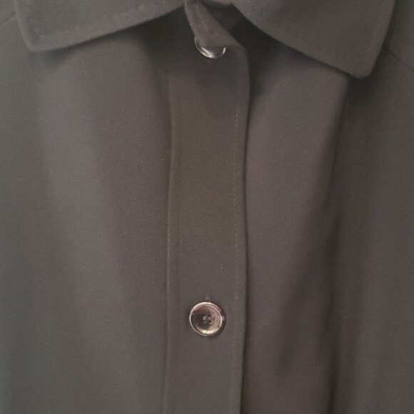 MONA Lisa Fen-Nelli Women's Trench Coat  Navy Blue Size 24.5 - Picture 3 of 12